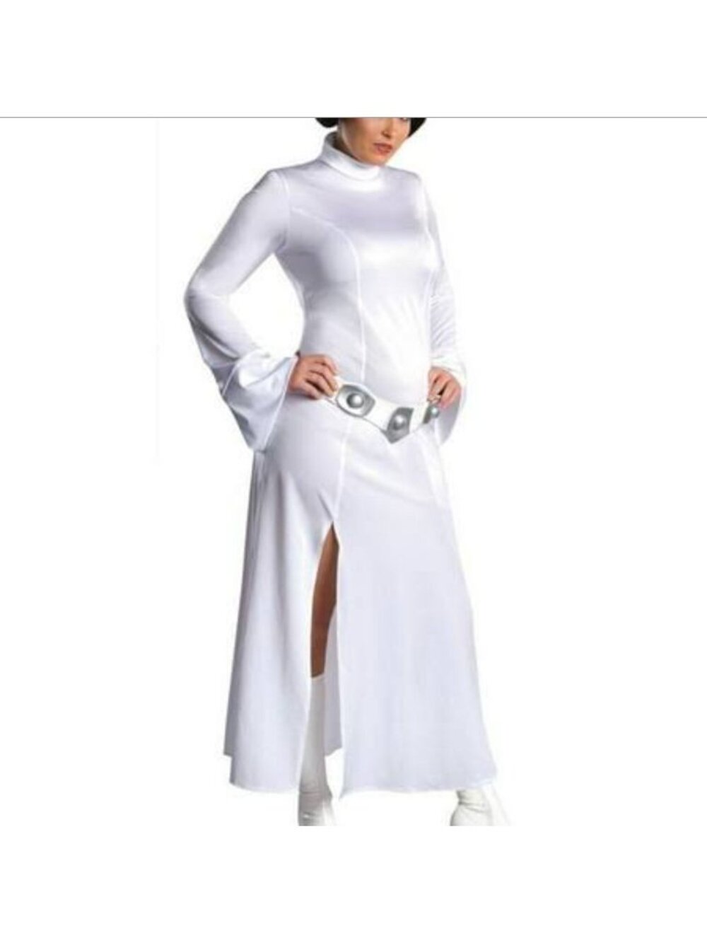 Womens Costume Princess Leia Star Wars Deluxe Costume Wig Cosplay XL NWT